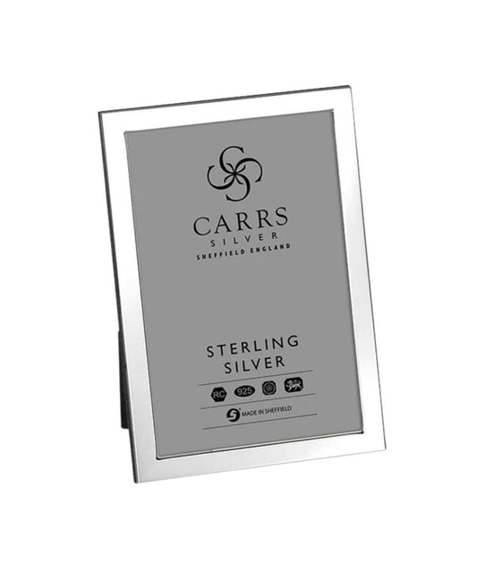 Carrs Silver Modern Flat Sterling Silver Frame Rectangular