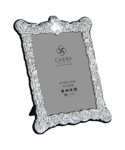 Carrs Silver Ornate Leaf Sterling Silver Frame