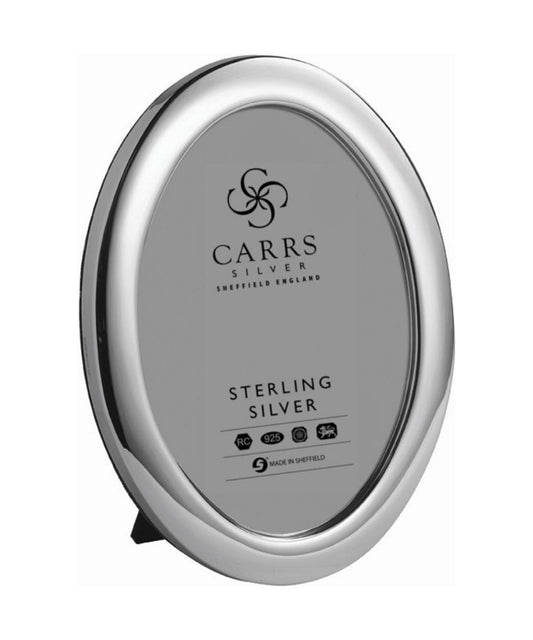 Carrs Silver Oval Plain Sterling Silver Frame
