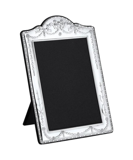 Carrs Silver Victorian Ribbon Portrait Sterling Silver Frame