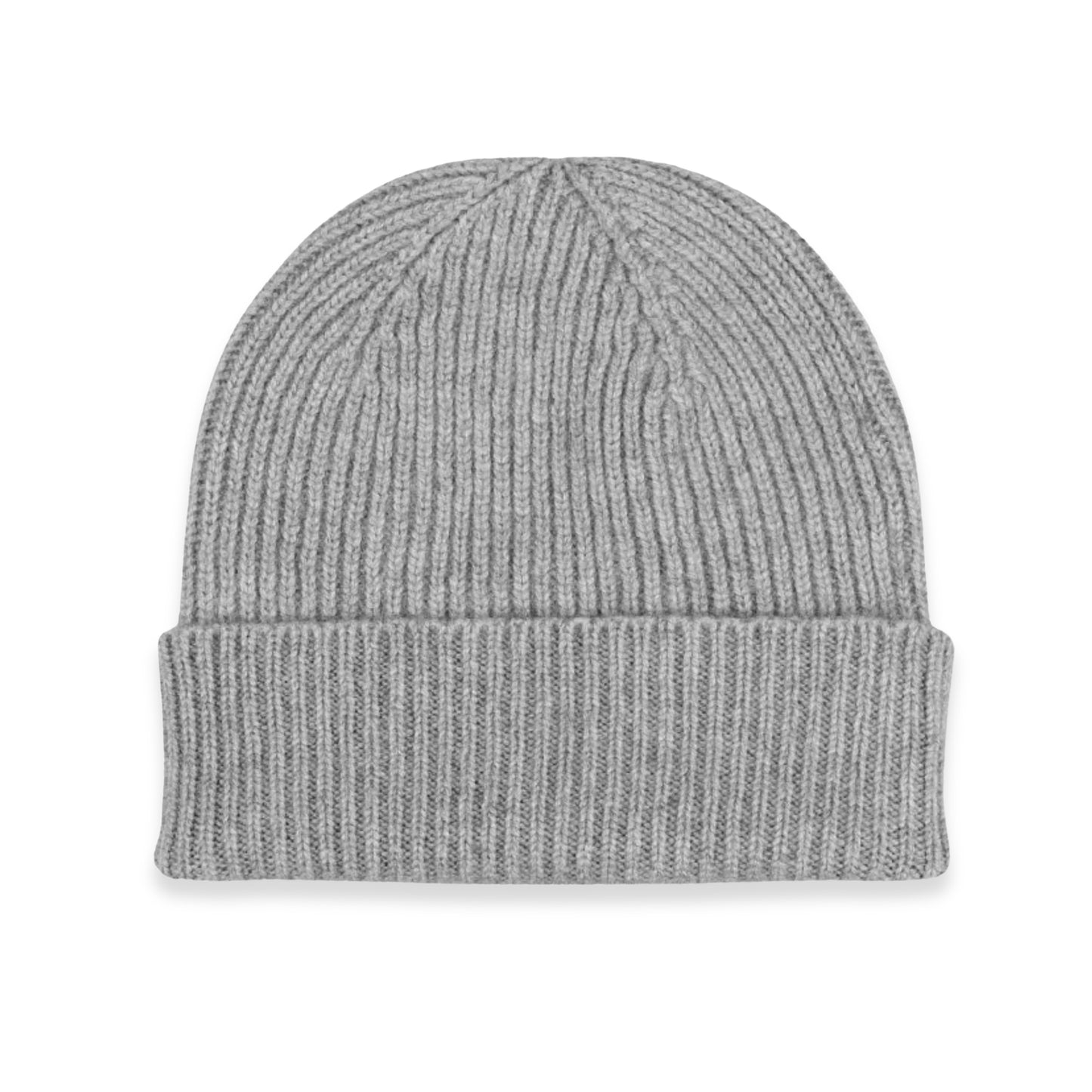 Cashmere Ribbed Hat in Brume