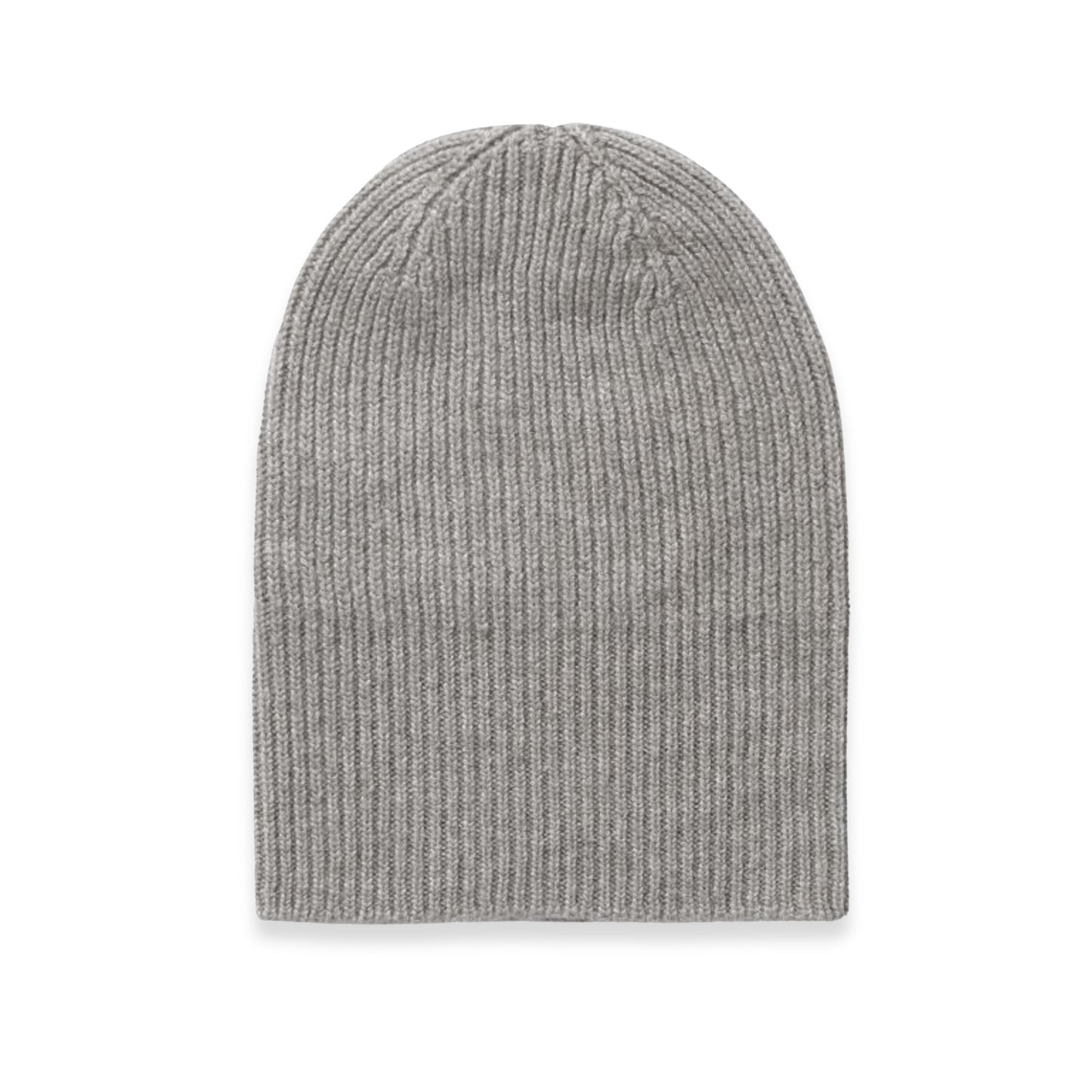 Cashmere Ribbed Hat in Brume