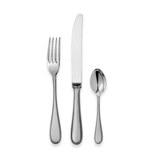 Chambly Perles Matte Silverplate Flatware Collection