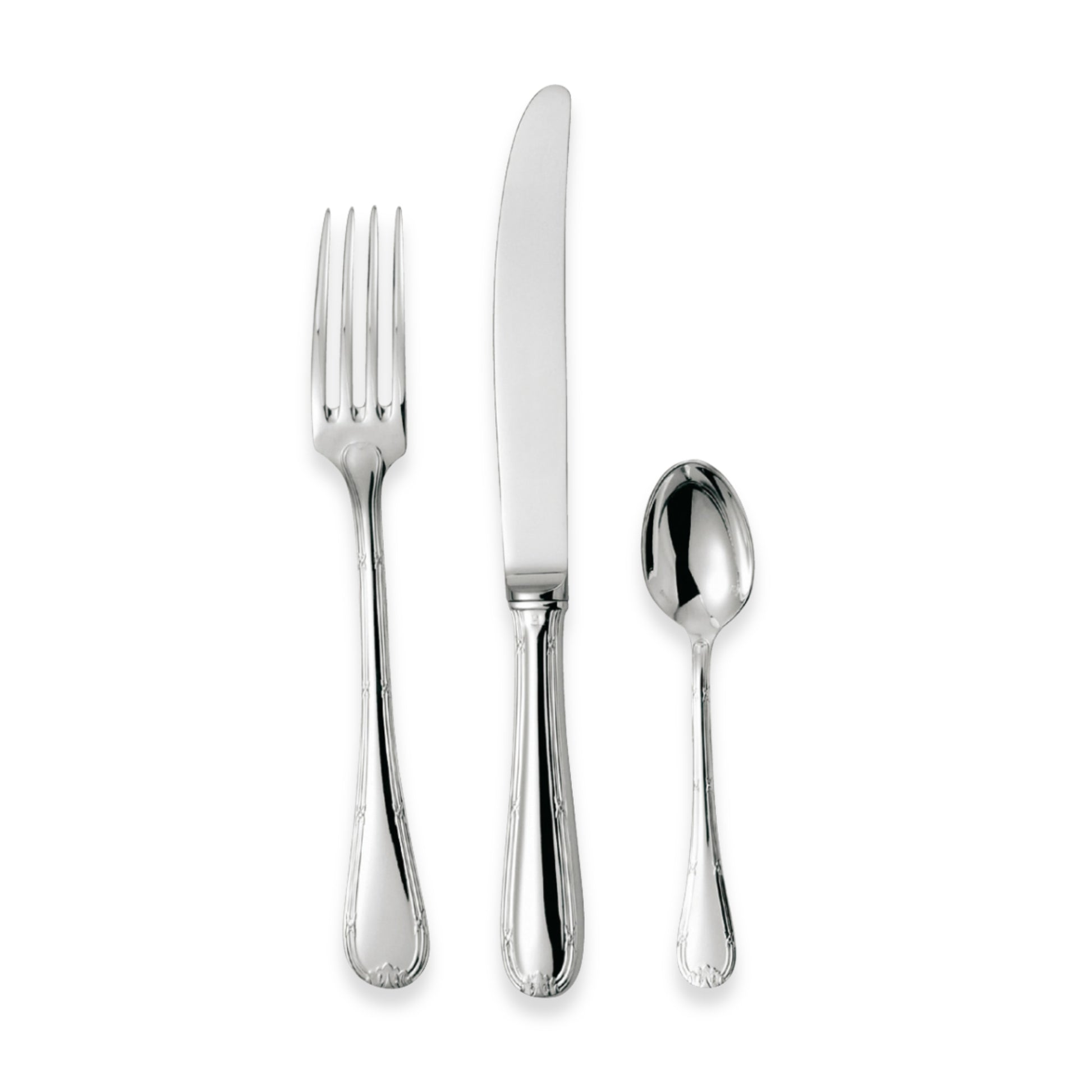 Chambly Rubans Croises Silverplate Flatware Collection