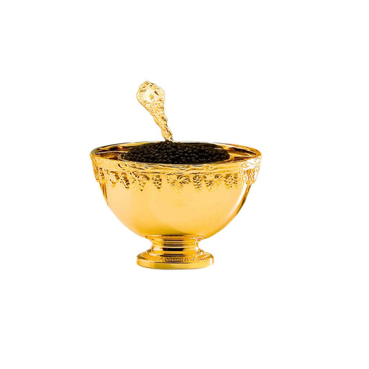 Caviar Bowl with Vine Motif