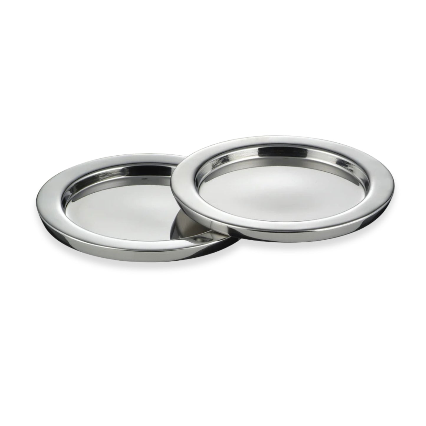 Couzon Bohème Stainless Steel Bottle Coasters (Set of Two)