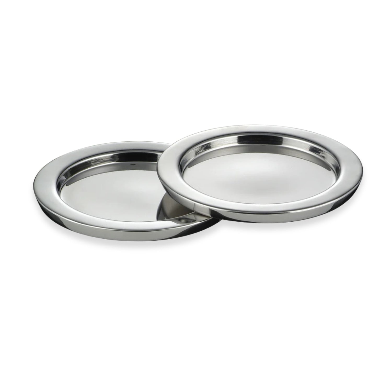 Couzon Bohème Stainless Steel Bottle Coasters (Set of Two)