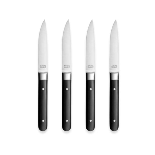 Couzon Fusion Black Steak Knives (Set of Four)