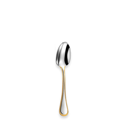 Couzon Lyrique Stainless Steel Flatware Collection with Gold Accents | Teaspoon