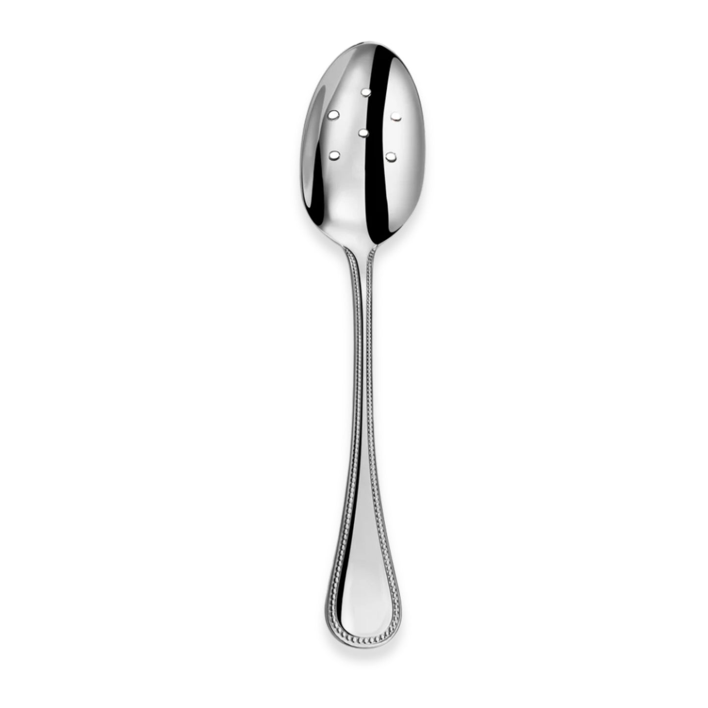 Couzon Le Perle Stainless Steel Flatware Collection | Pierced Spoon