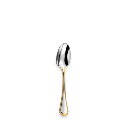 Couzon Le Perle Stainless Steel Flatware Collection with Gold Accents | Teaspoon