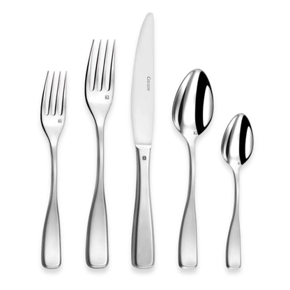 Couzon Millennium Stainless Steel Flatware Collection | Five-Piece Place Setting