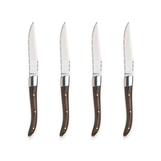Couzon Royal Pakka Wood Steak Knives (Set of Four)