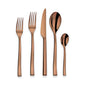 Couzon Side Copper PVD Flatware Collection | Five-Piece Place Setting