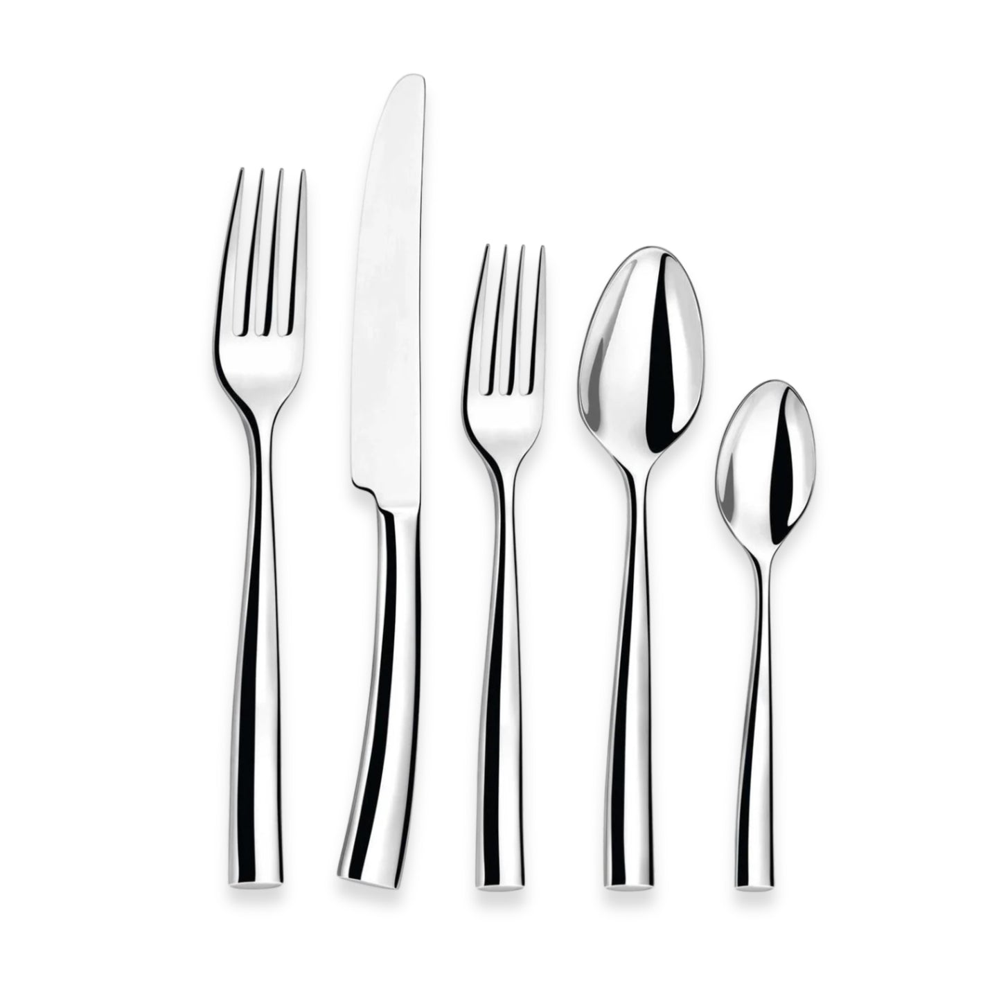 Couzon Silhouette Stainless Steel Flatware Collection | Five-Piece Place Setting