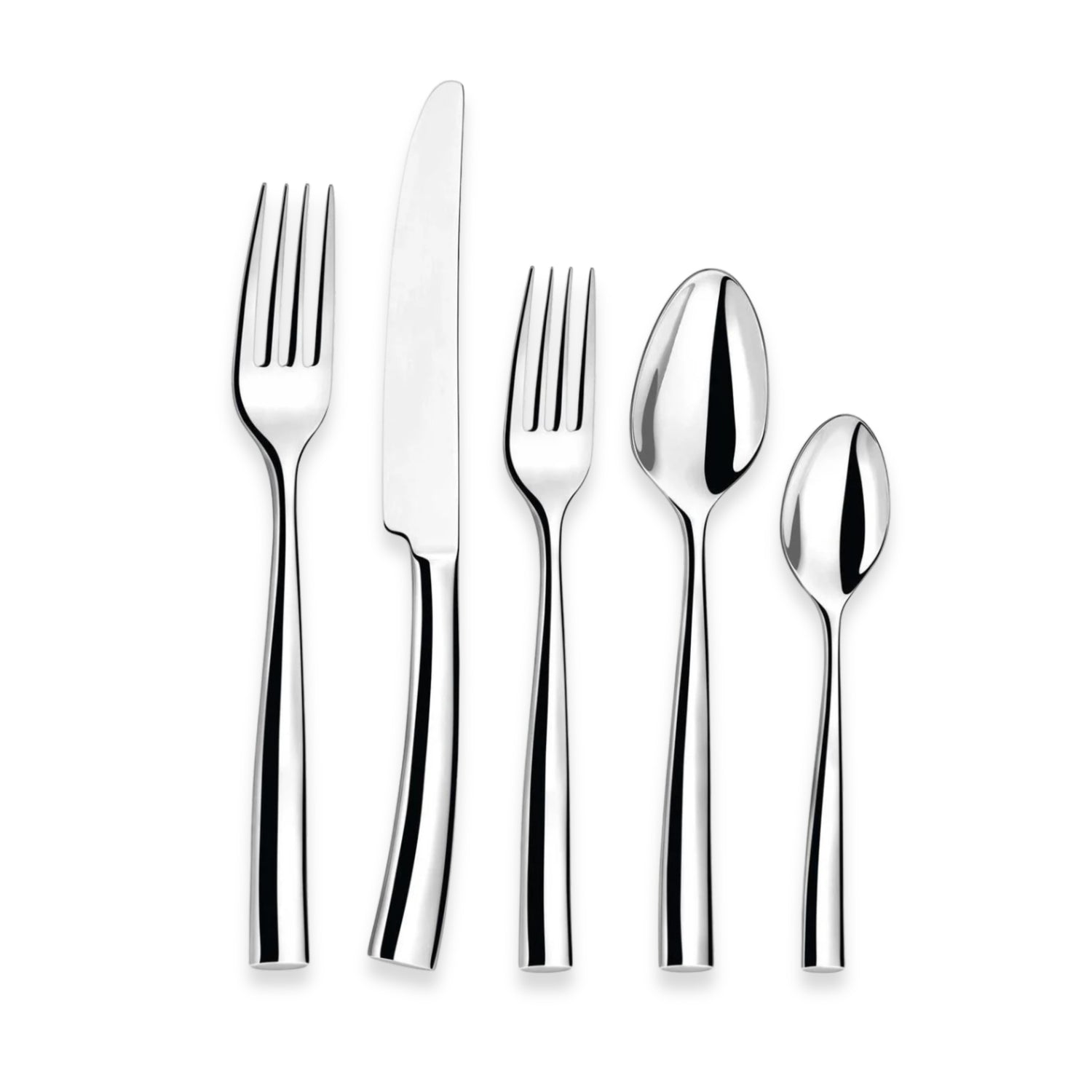 Couzon Silhouette Stainless Steel Flatware Collection | Five-Piece Place Setting