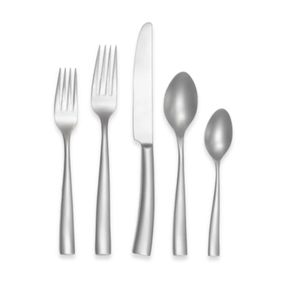 Couzon Silhouette Velvet Stainless Steel Flatware Collection | Five-Piece Place Setting
