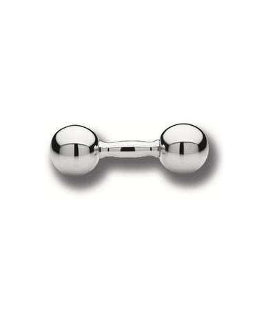 Plain Sterling Silver Rattle