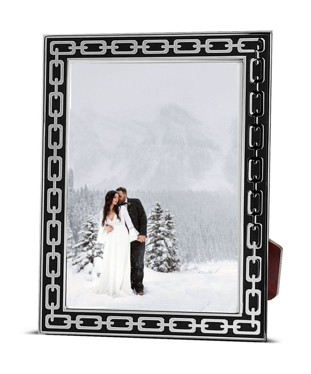 Cunill Links Black Silverplate Frame Portrait