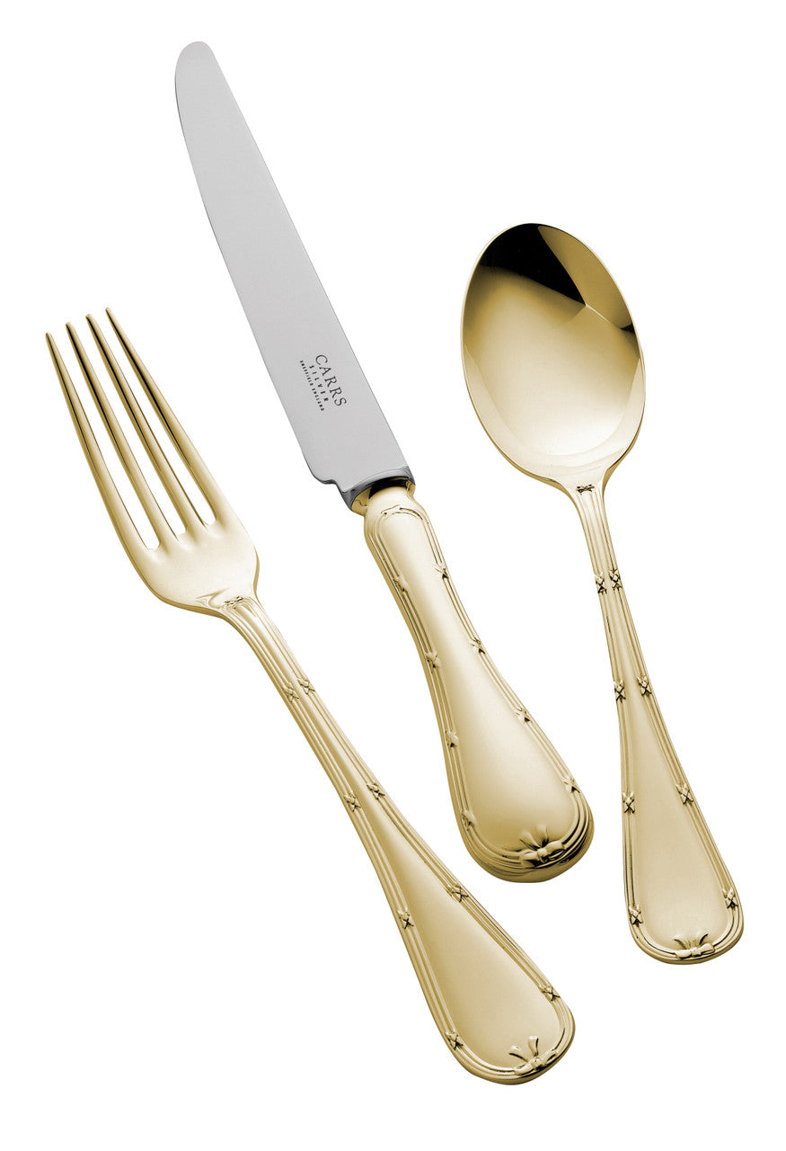 Carrs Silver English Reed & Ribbon Vermeil Flatware Collection | The ...