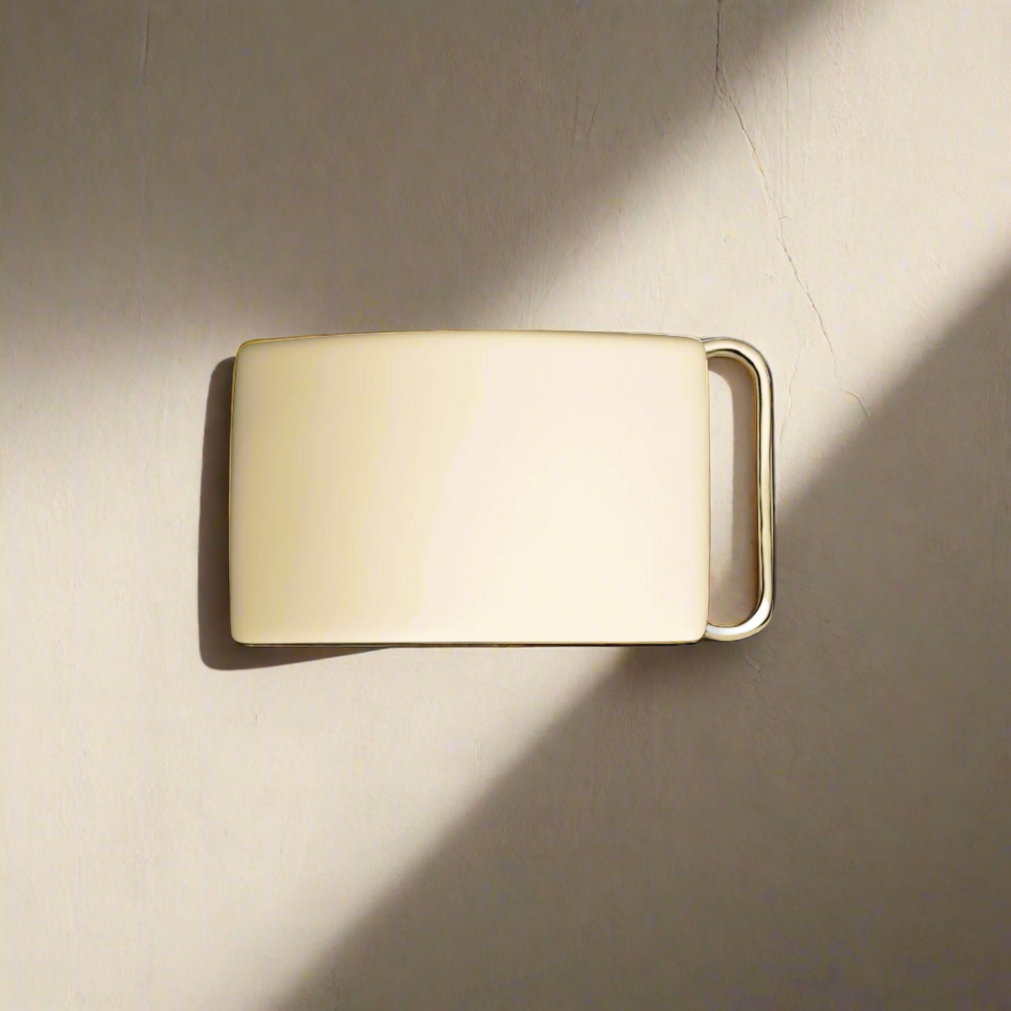 Vermeil Plain Belt Buckle | The Lanam Shop