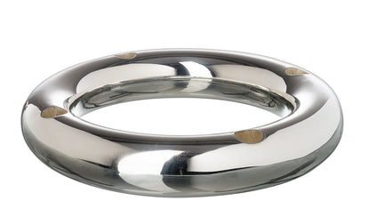 Aura Candleholder in Silverplate