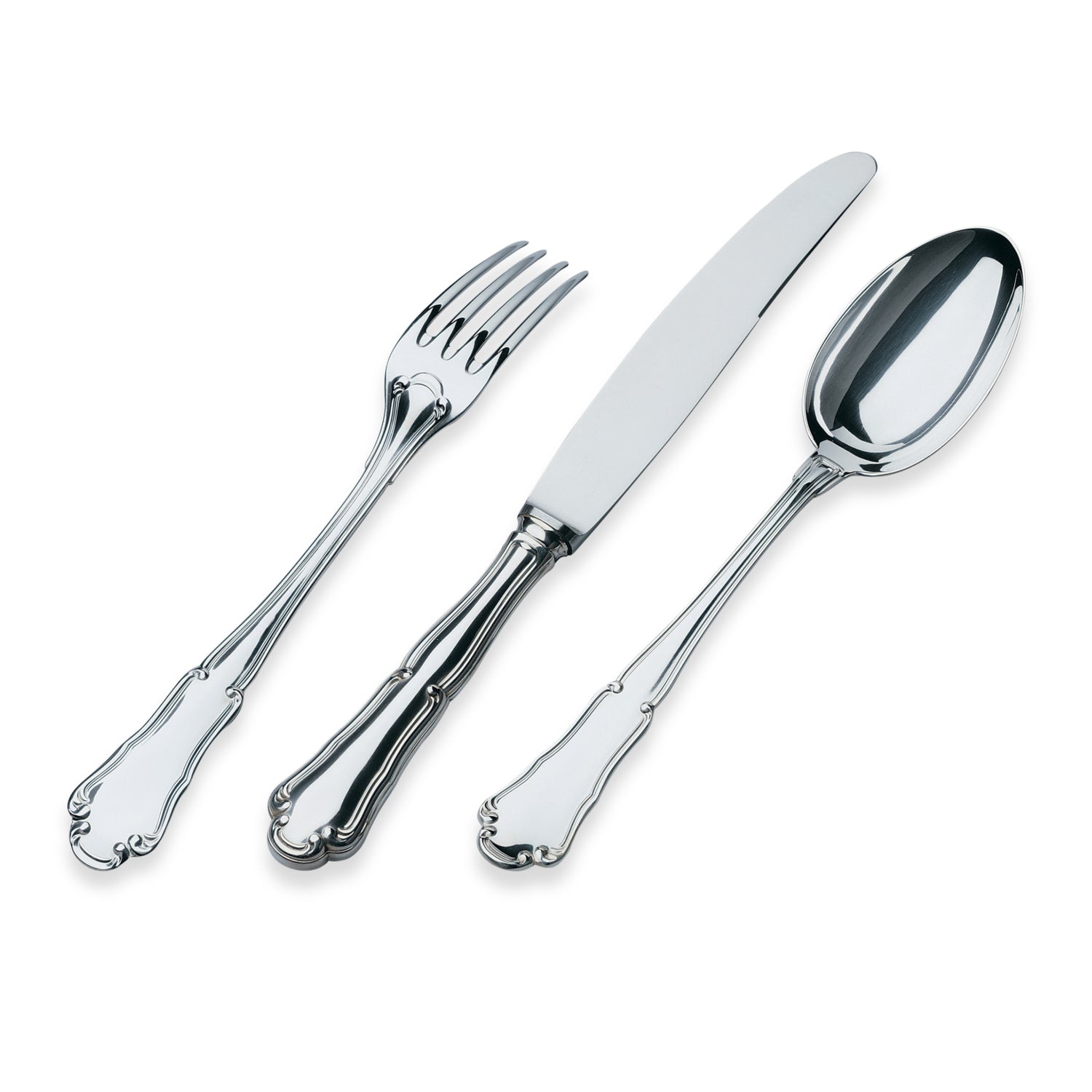 Greggio Barocco Silverplate Flatware Collection