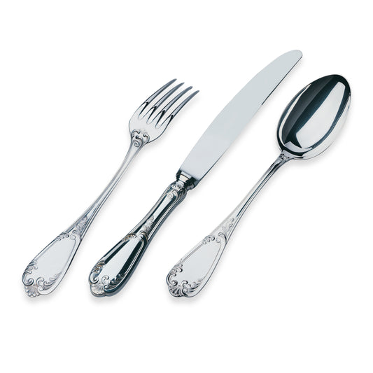 Greggio Luigi XV Silverplate Flatware Collection