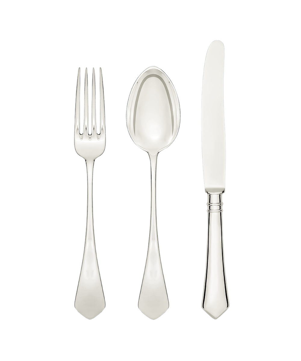 Jarosinski & Vaugoin Sterling Silver Flatware Pattern No. 018 A