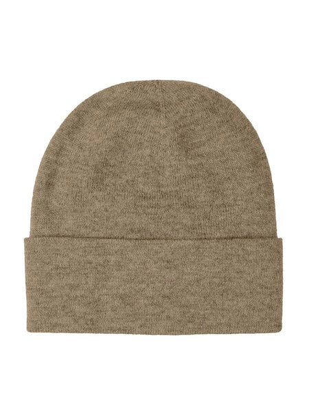 Johnstons of Elgin Cashmere Plain Double Jersey Hat in Otter