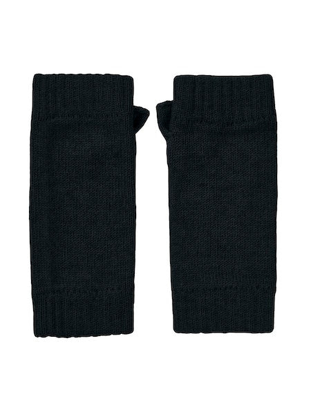Johnstons of Elgin Women's Cashmere Wrist Warmer in Black