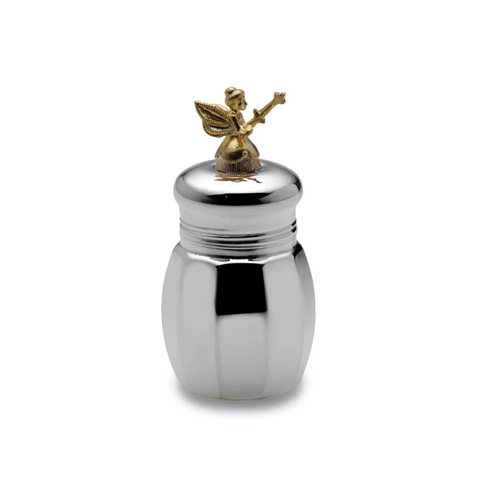 Empire Silver Tooth Box with Gold Fairy in Sterling Silver