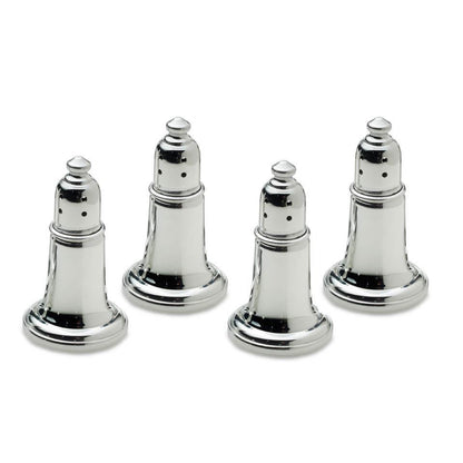 Salt and Pepper Shakers in Pewter (Set of Four)