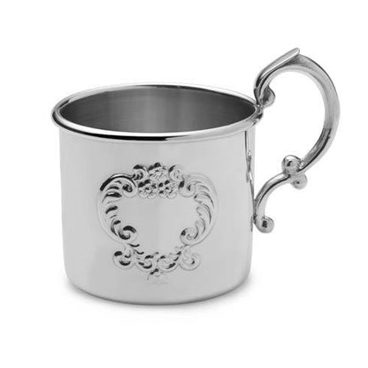 Empire Silver Raised Design Baby Cup in Pewter