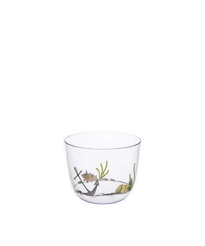 Lobmeyr Drinking Set No. 267 Alpha - High Seas Tumbler Amethyst Anchor