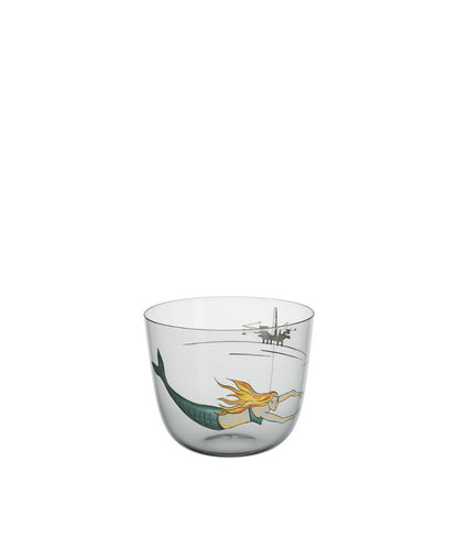 Lobmeyr Drinking Set No. 267 Alpha - High Seas Tumbler Grey Oil Rig