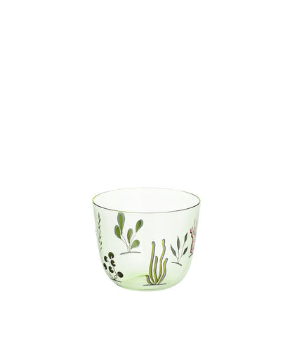 Lobmeyr Drinking Set No. 267 Alpha - High Seas Tumbler Light Green Flora