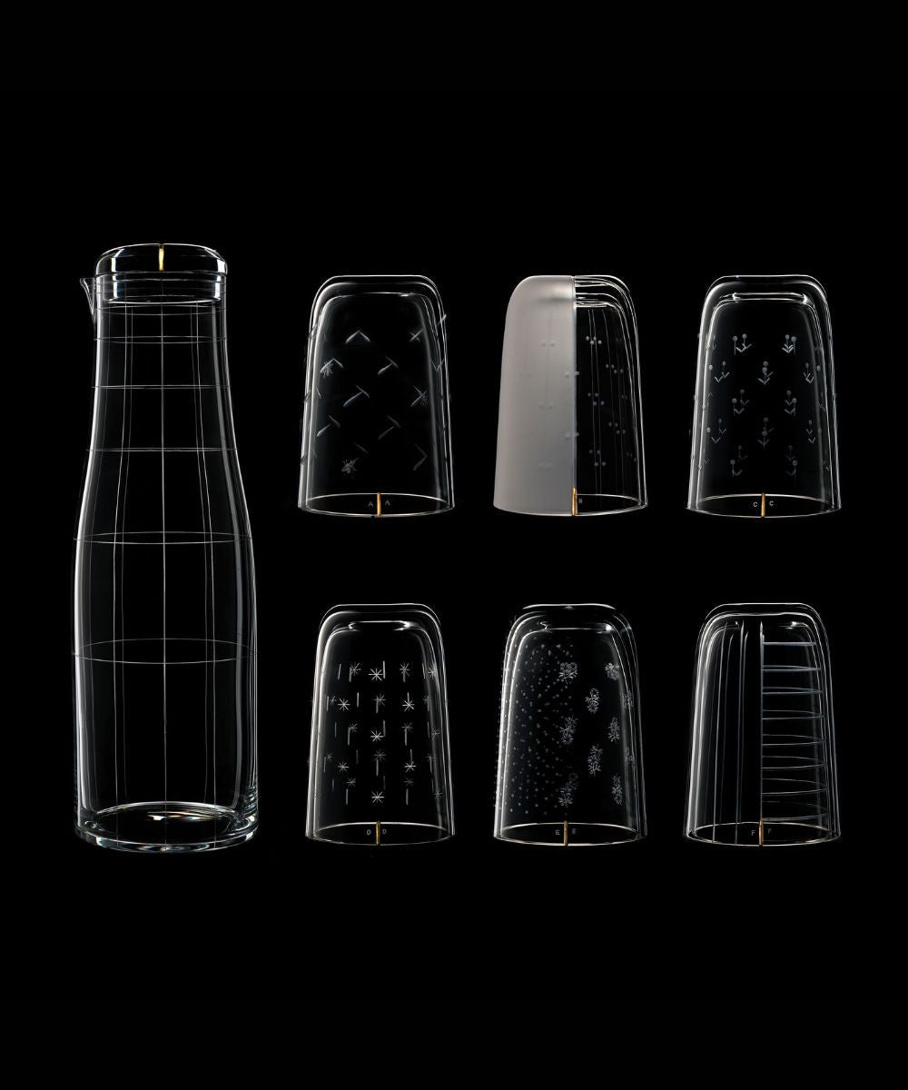 Lobmeyr Drinking Set No. 284 Alphabet