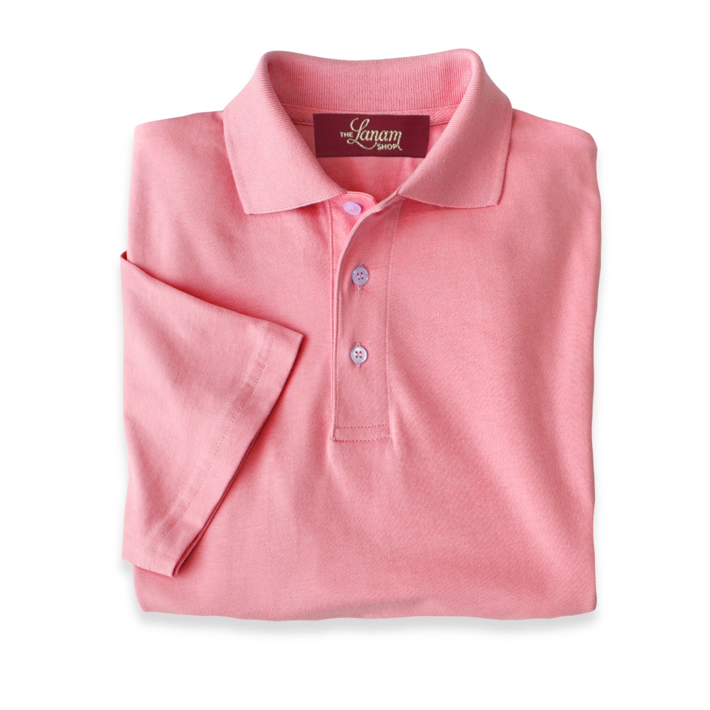 Men Short Sleeve Pima Cotton Jersey Polo | Sunset