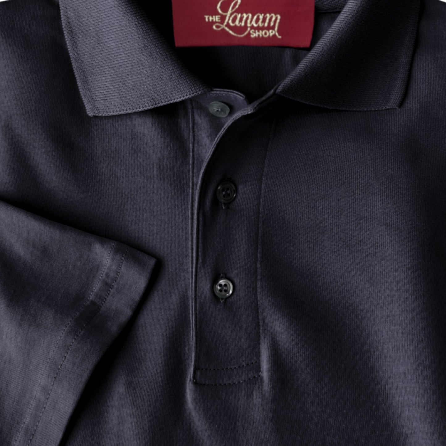 Men Short Sleeve Pima Cotton Jersey Polo | True Navy