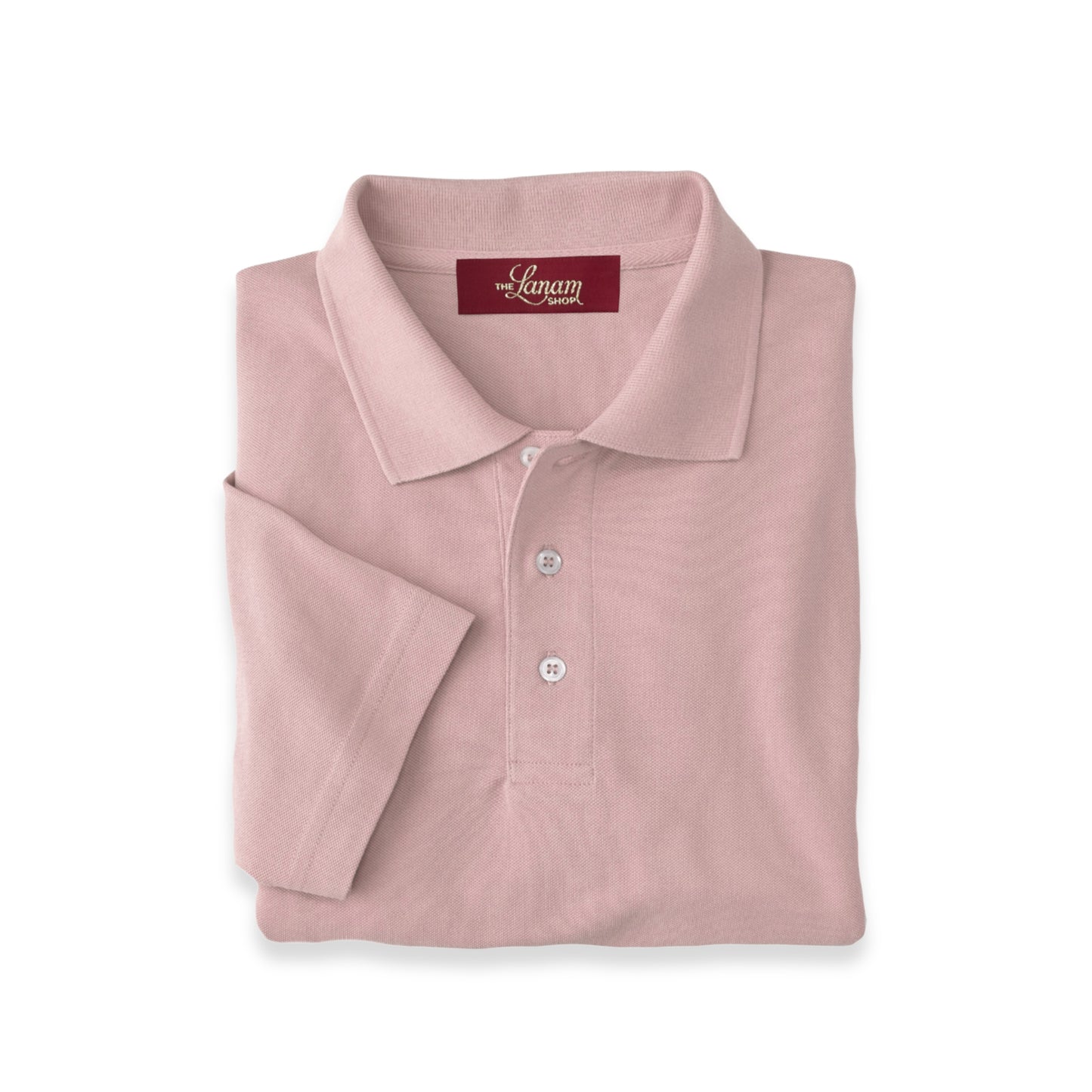 Men Short Sleeve Pima Cotton Pique Polo | Clique Pink