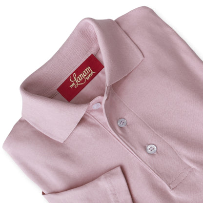 Men's Short Sleeve Pima Cotton Jersey Polo | Clique Pink