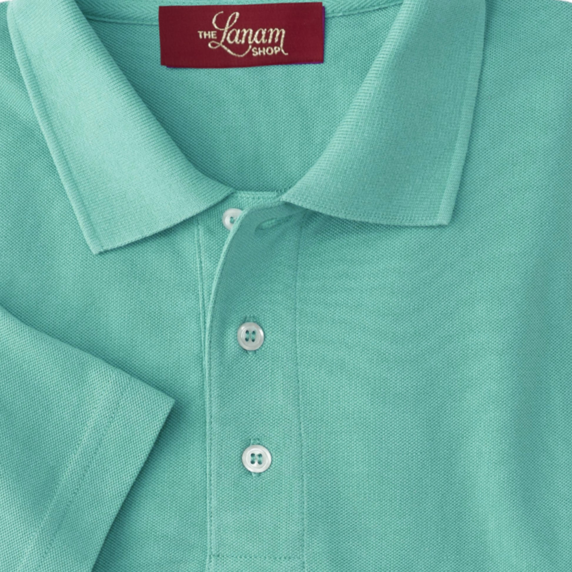 Men Short Sleeve Pima Cotton Pique Polo | Soft Kelly Green