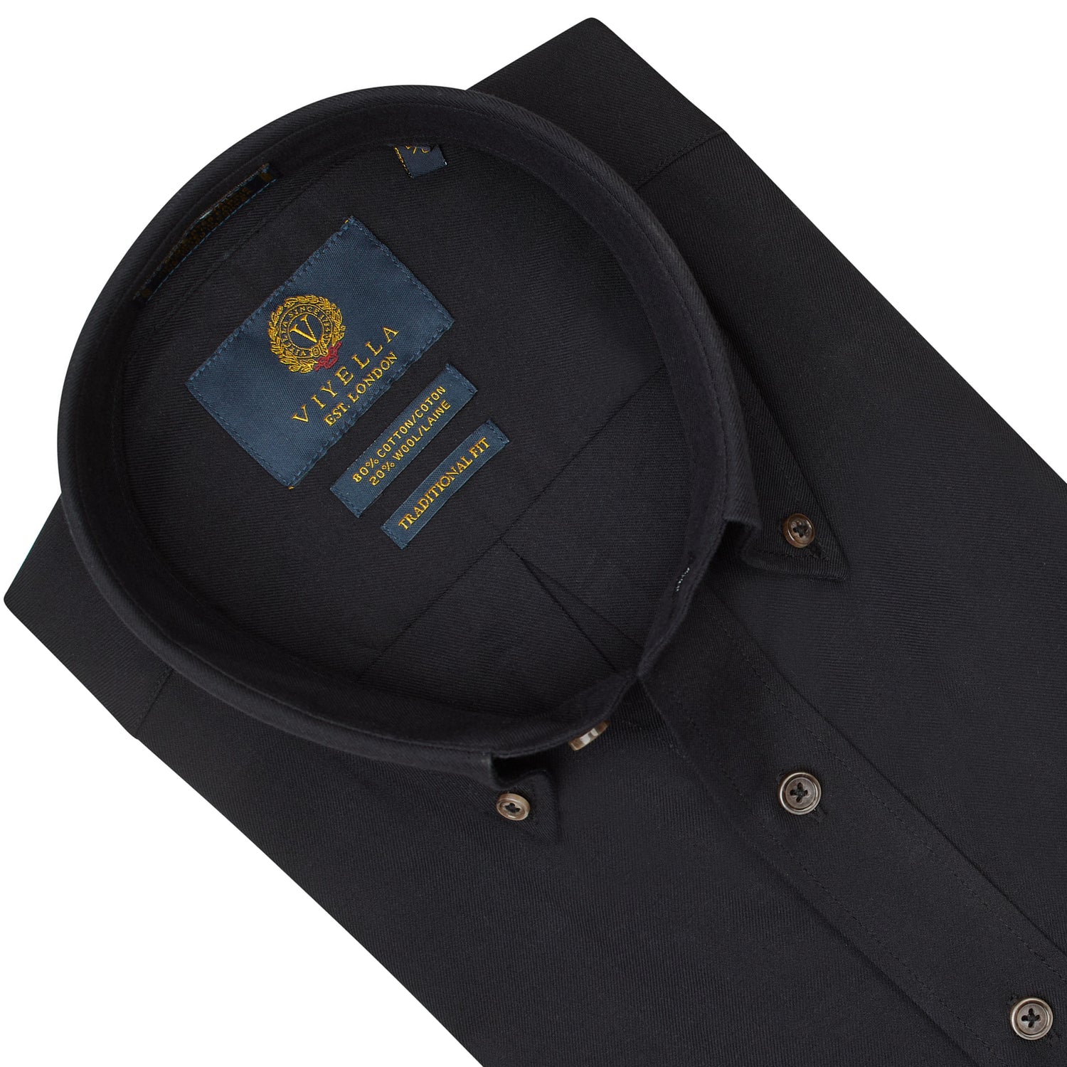 Black Viyella Shirt