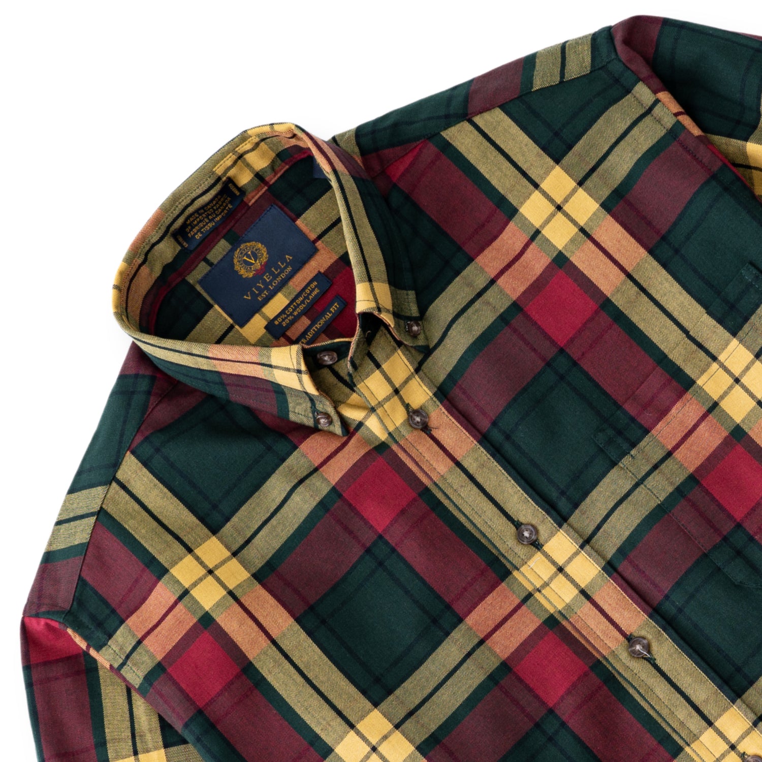 Men's Brunswick Plaid Viyella Shirt