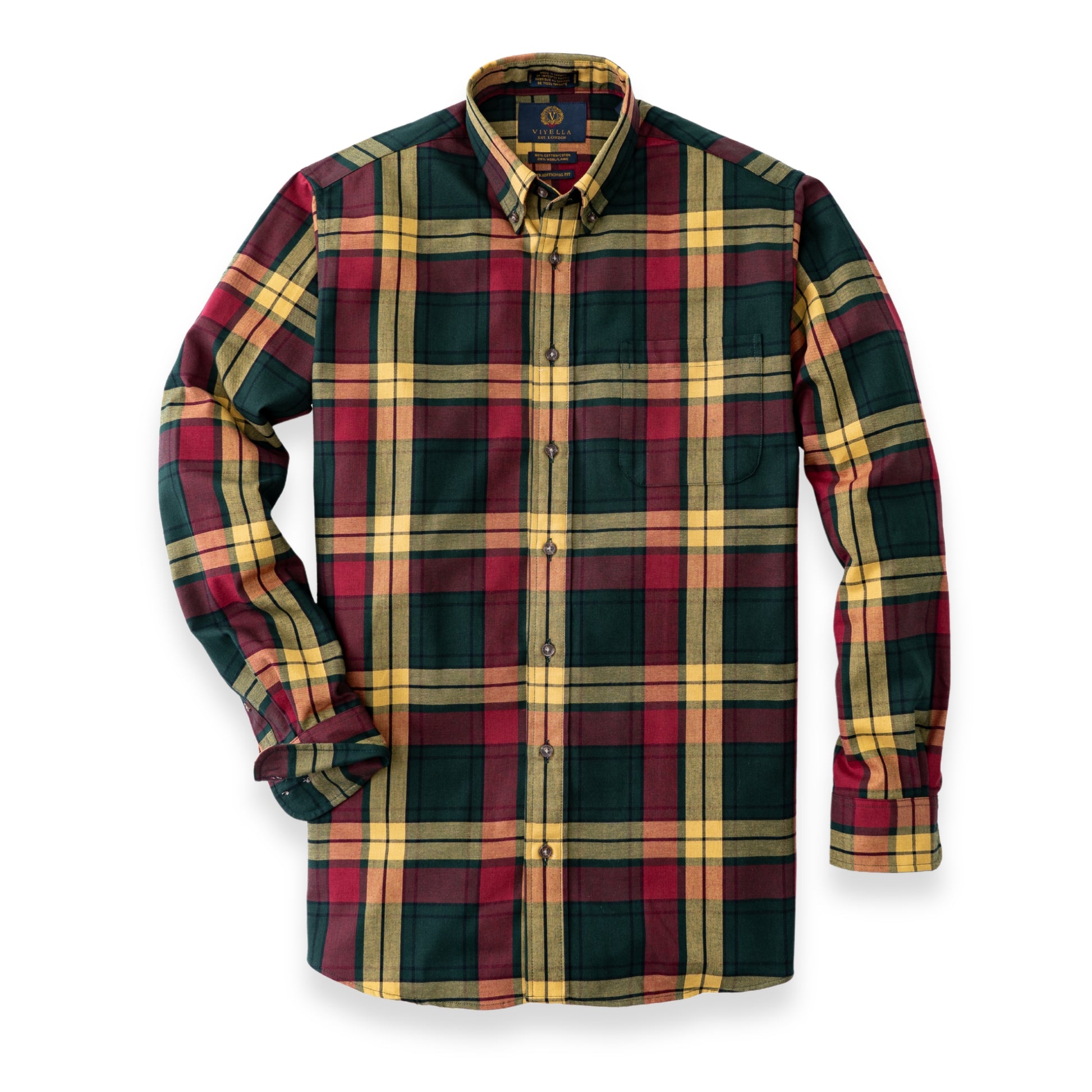 Men's Brunswick Plaid Viyella Shirt