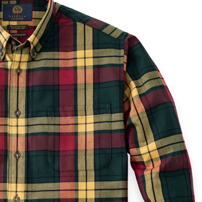 Men's Brunswick Plaid Viyella Shirt