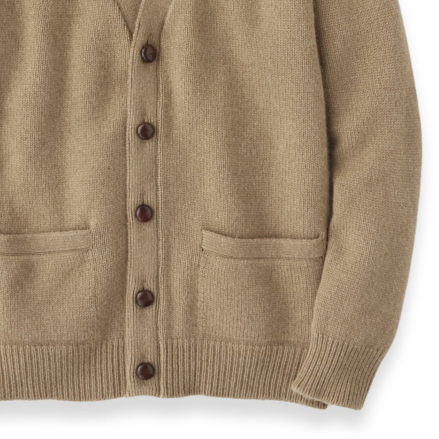 Men's Camel Hair Cardigan