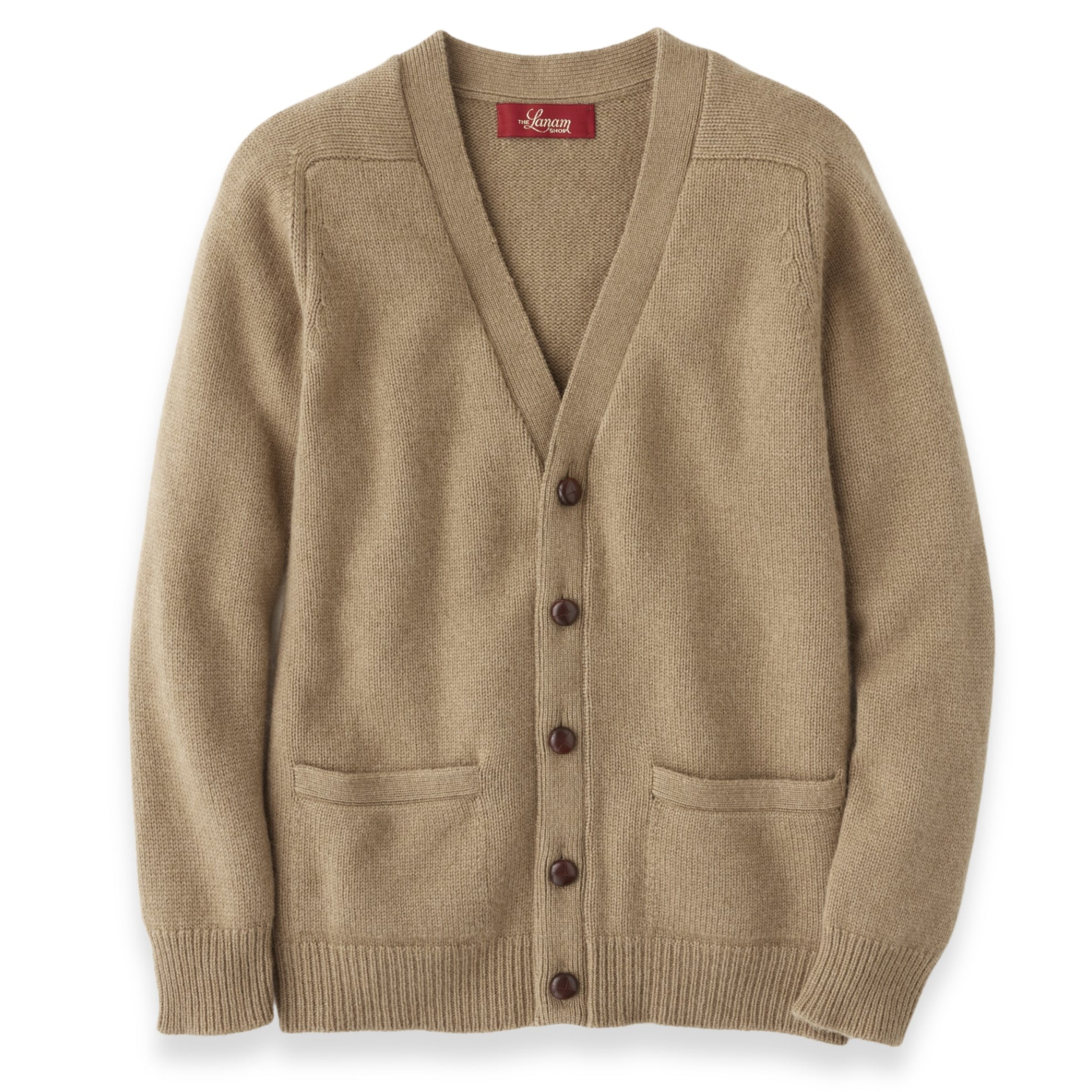 Men's Camel Hair Cardigan