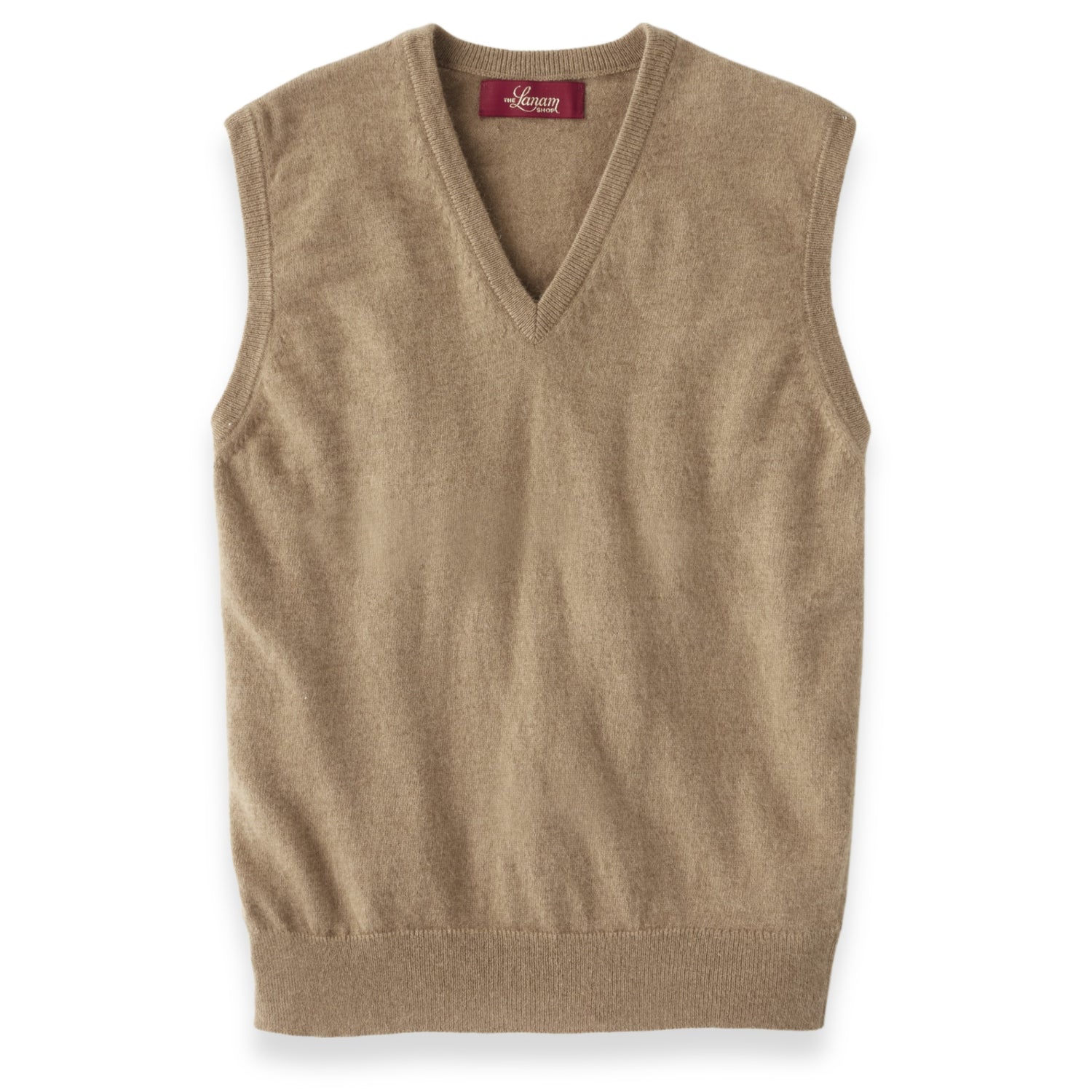 Men's Camel Hair Sweater Vest